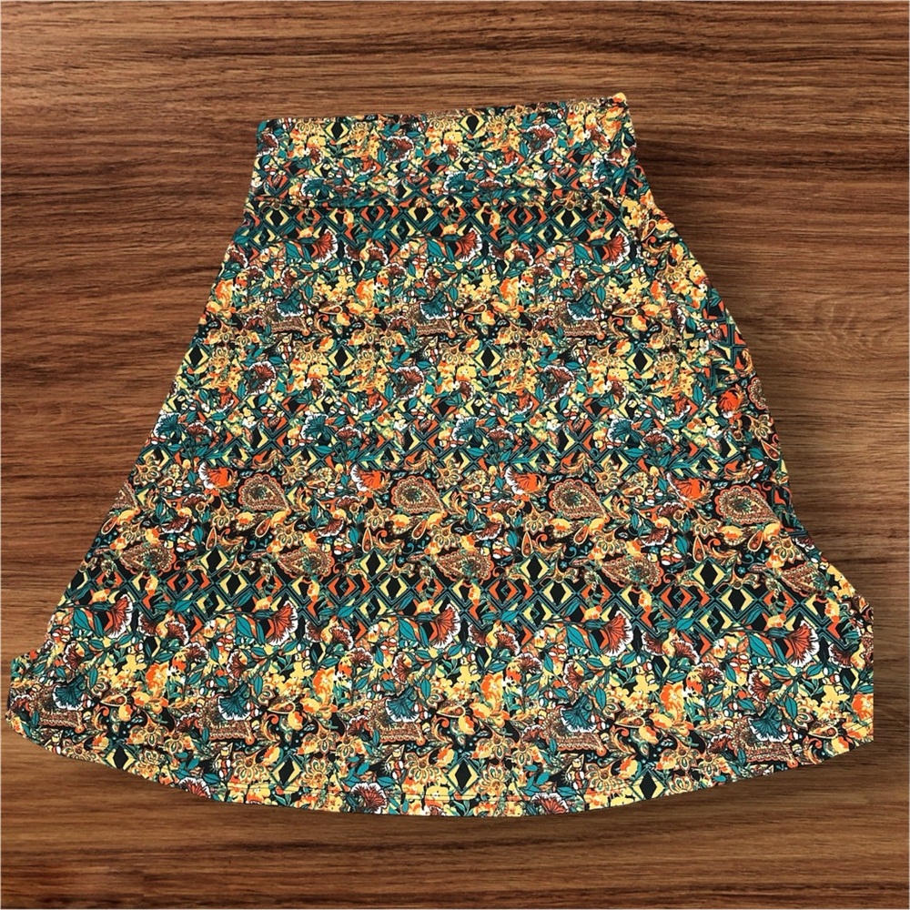 LuLaRoe Multicolor Patterned Women's Skirt